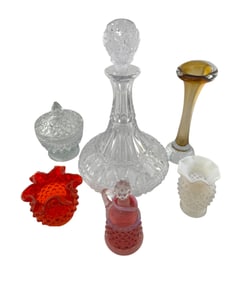 Group of Glassware including Fenton and Aseda