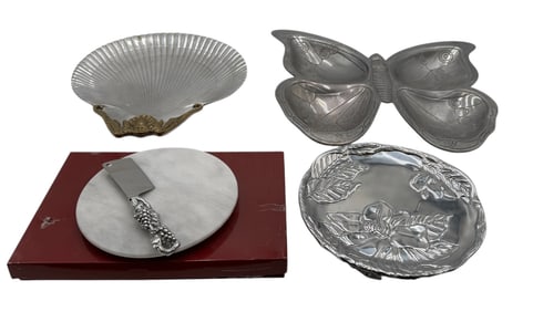 Collection of Authur Court Pewter Kitchenware