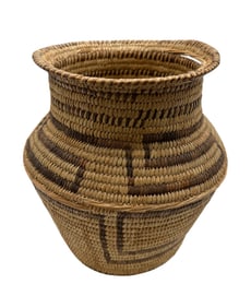 Old Pima Southwest Native American Basket