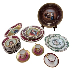 Royal Vienna Style Porcelain Plates