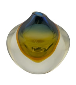 Murano Sommerso Vase Mid-20th Century