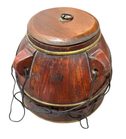 Meiji Period Japanese Rice Storage Container