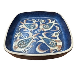 1970's Scandanavian Royal Copenhagen Ceramic Bowl by Nil Thorsson.