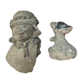Mesoamerican Terracotta Fragment Pre-Columbian figurines.