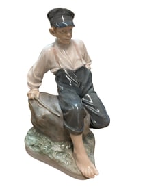 Royal Copenhagen Figurine "Sheperd Boy on Rock" #1659