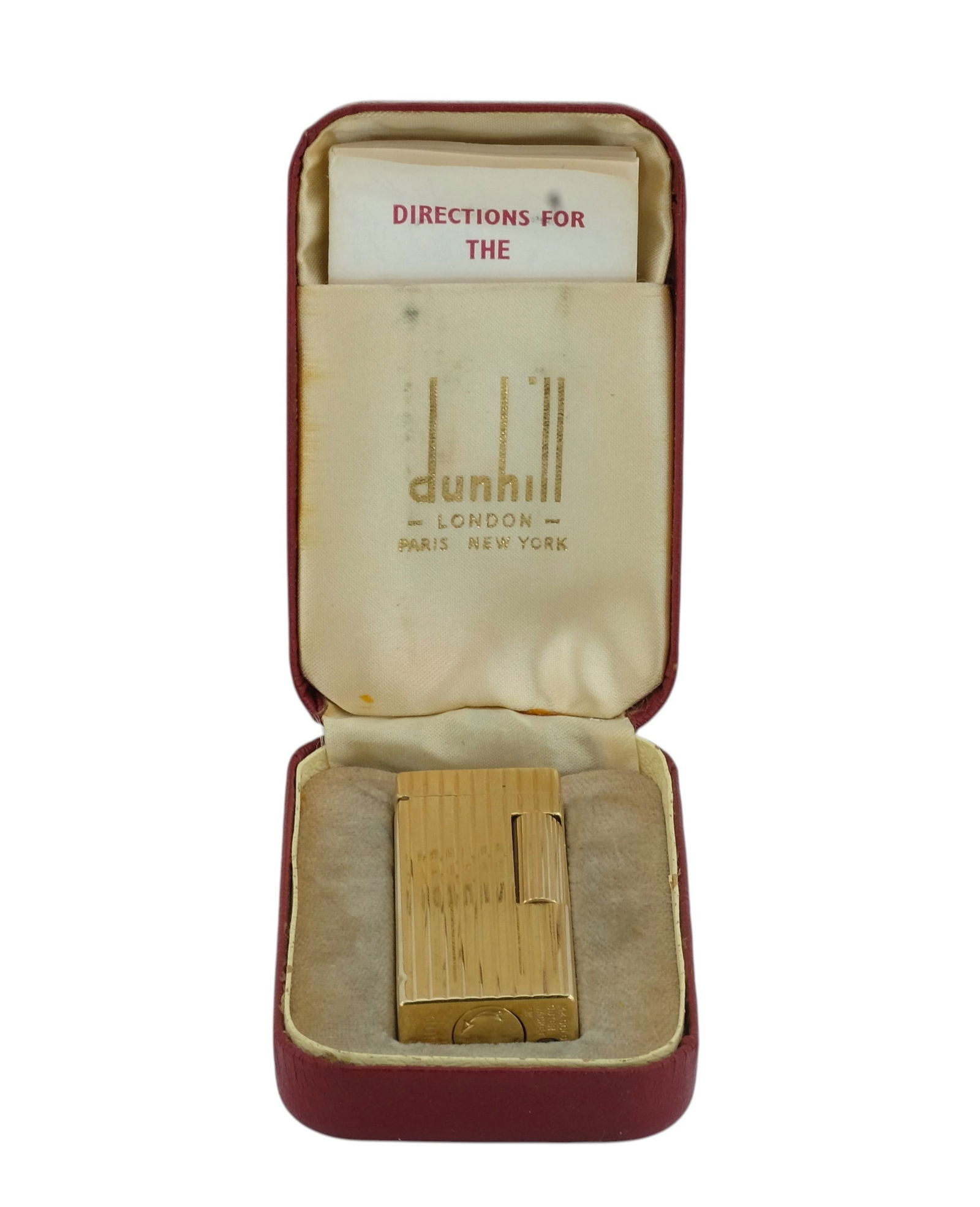 Dunhill 14K Yellow Gold Lighter with Original Case (1 of 6)