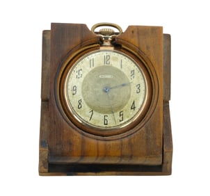 1918 Waltham No. 620 Gold Filled Pocket Watch with Custom Wooden Display Case