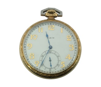 1923 Elgin Grade 345 Gold Filled Pocket Watch