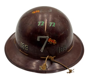 1930's Miner's Fiberglass Helmet