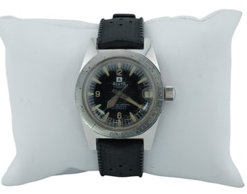 Rare 1960's Alsta Nautiscaph Dive Watch
