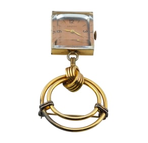 12K Croton Gold Filled Pendant Watch