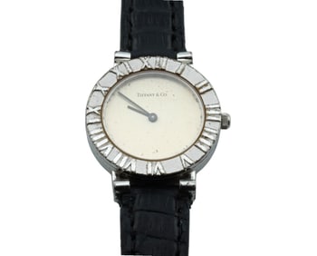 Tiffany and Co. Atlas Sterling Silver 925 Ladies Watch