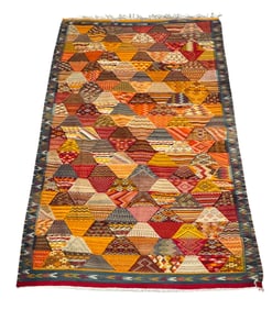 Large Kharita Moroccan Rug