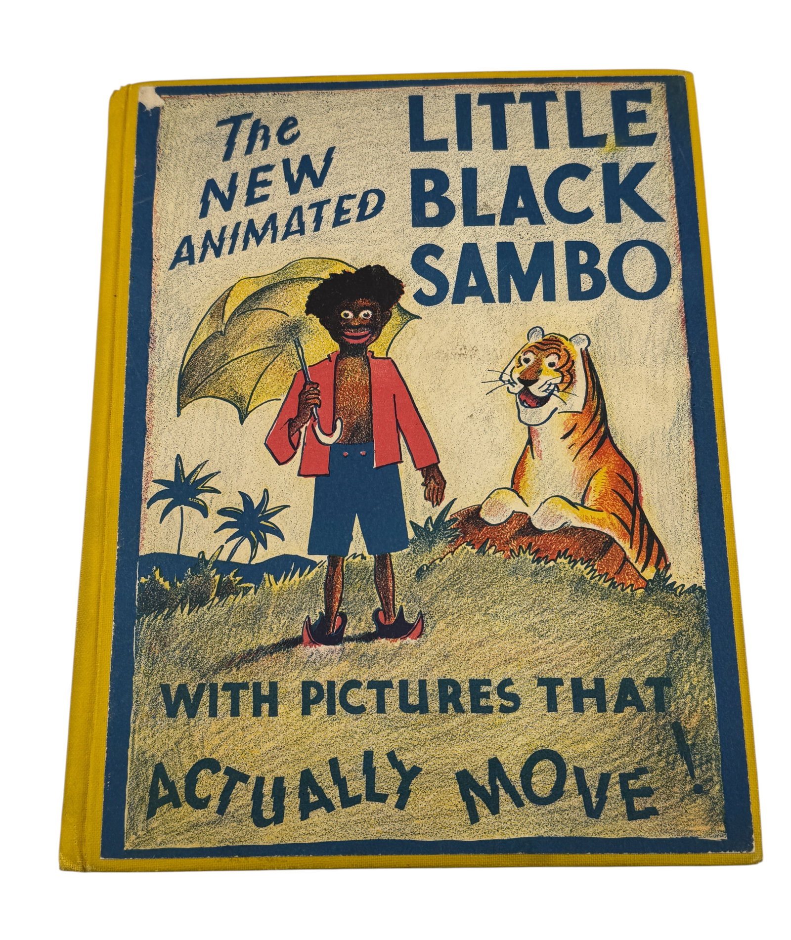 Rare "Little Black Sambo" The New Animated Book Published 1933 Moving Picture: Rare "Little Black Sambo" The New Animated Book Published 1933 Moving Picture. J/M
