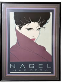 Patrick Nagel 1985 The Book Poster Art Print Signed