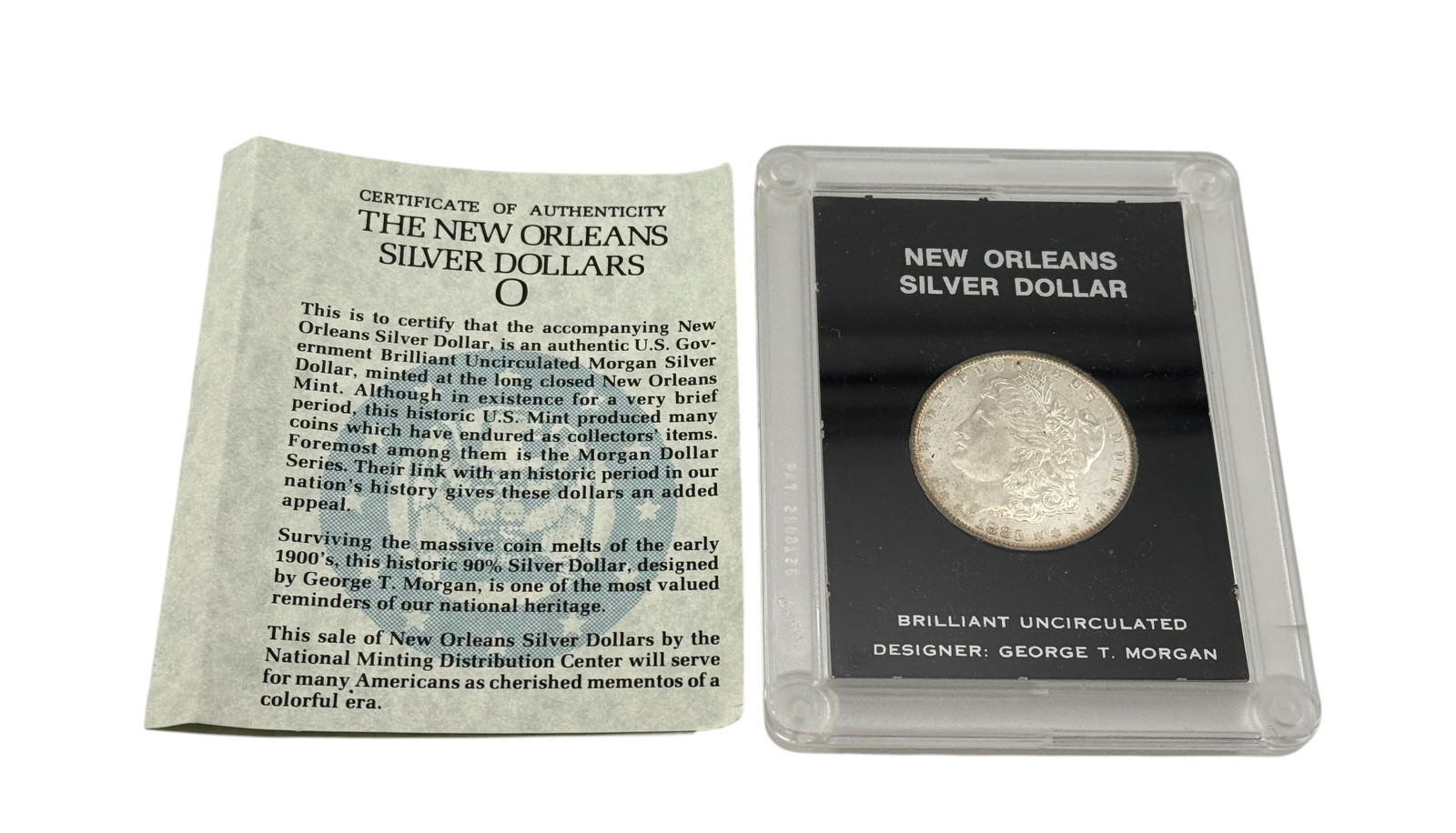 1883 O Morgan Dollars Brilliant Uncirculated with COA (1 of 2)