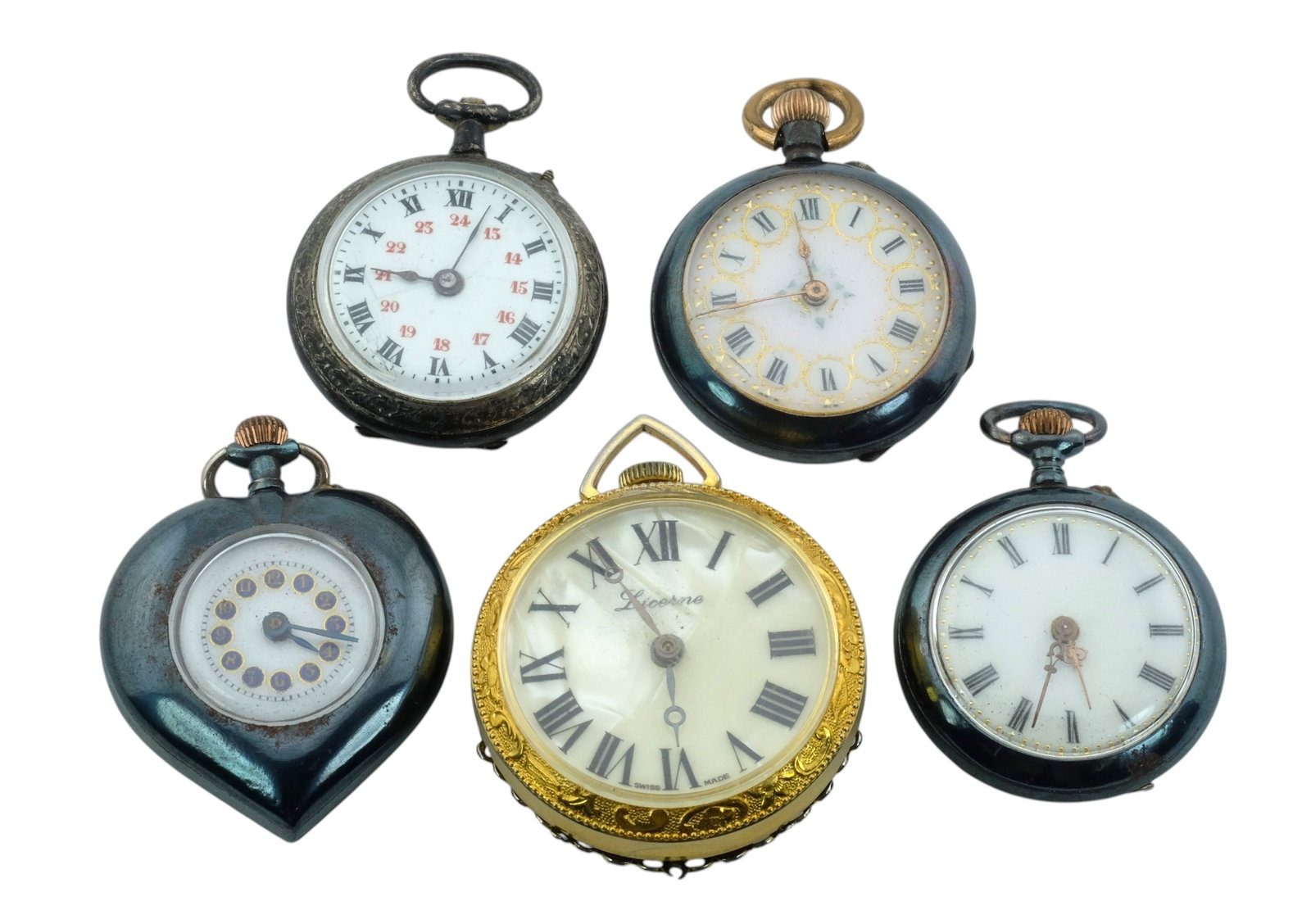 Collection of Vintage Lady's Pocket Watch: Collection of Vintage Lady's Pocket Watch. j/m