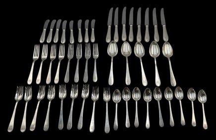 Lot of 47 Tiffany and Co. Sterling Silver Flatware