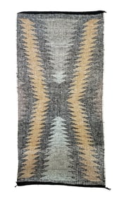 Twill Weave Navajo Saddle Blanket / Rug
