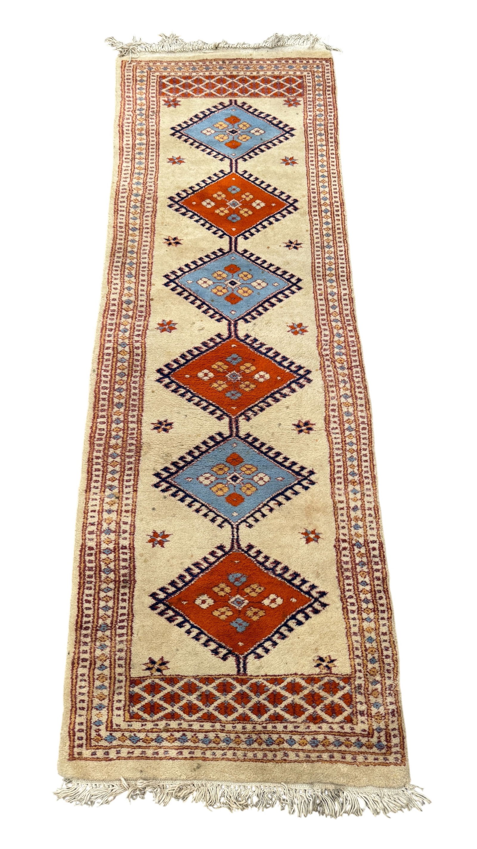 Hand Knotted Thick Pile Perisan Wool Runner (1 of 3)
