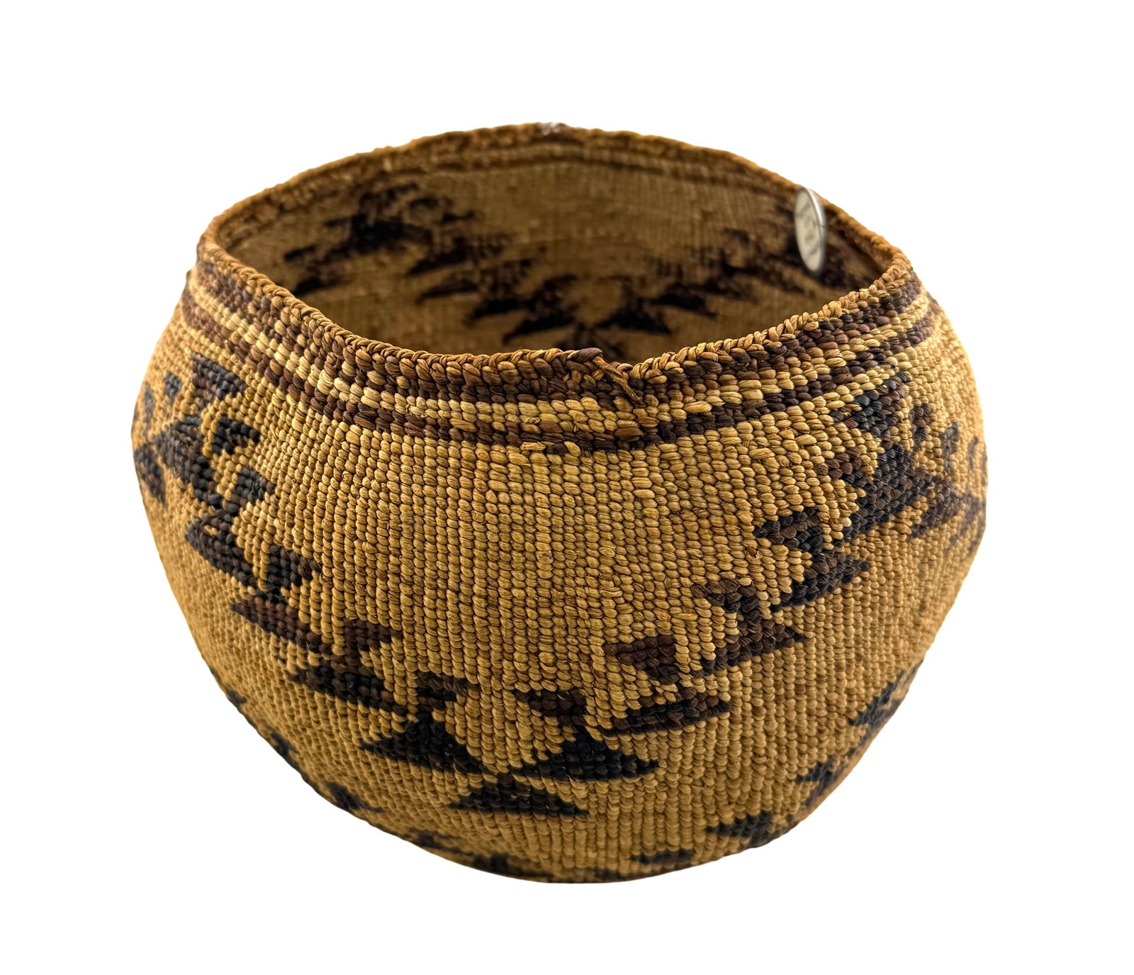 1900s Hupa Yurok Modoc California Indian Basket (1 of 4)