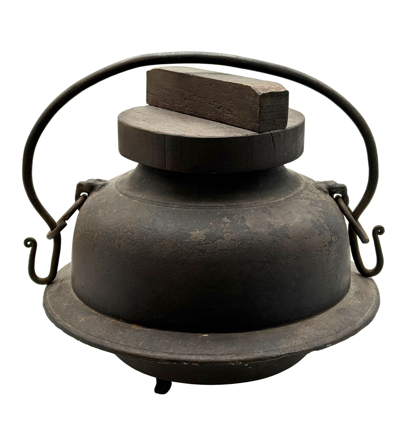 Antique Japanese Cast Iron Kettle (1 of 4)