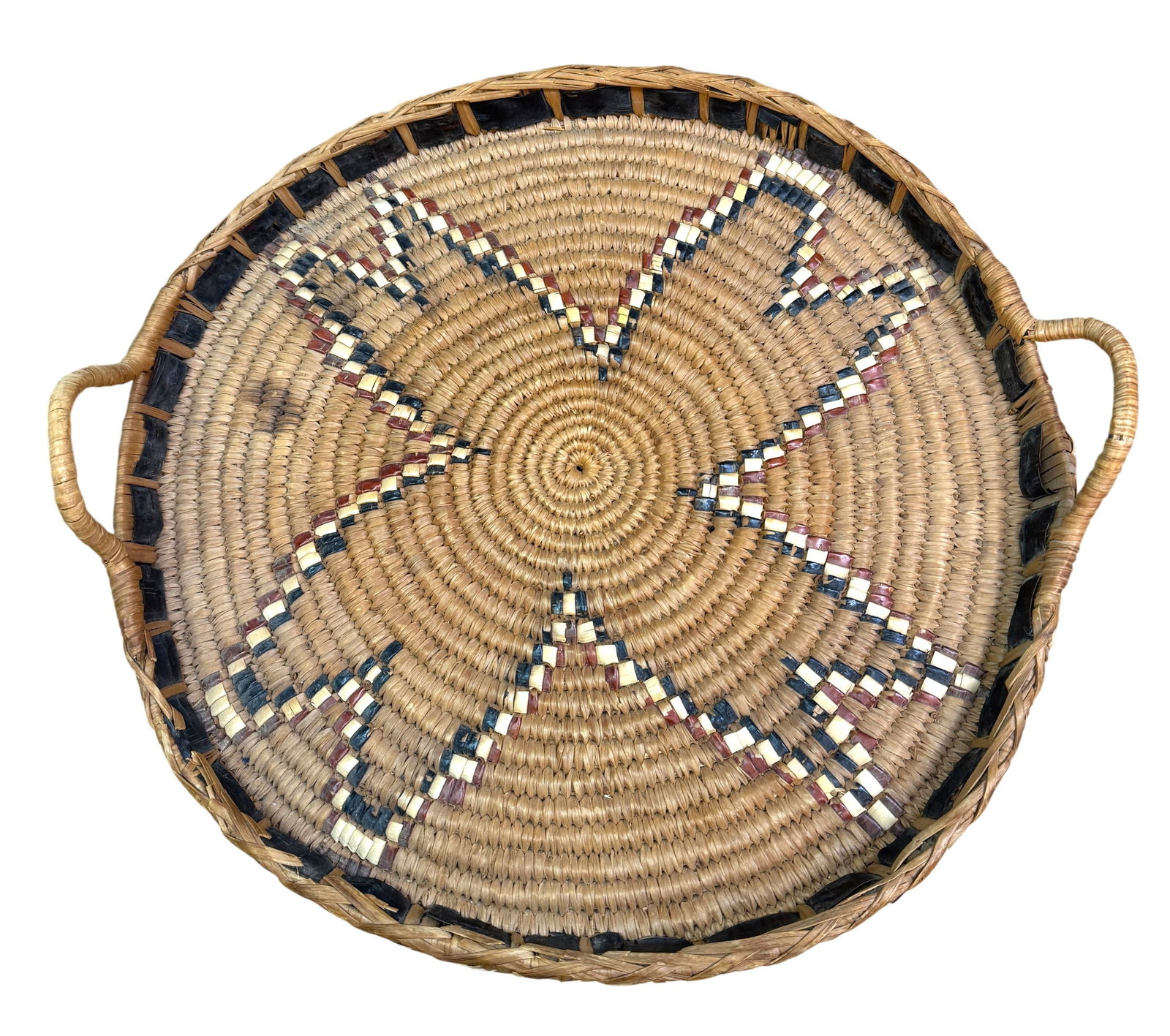 Thompson River Coast Salish Basket Tray (1 of 3)