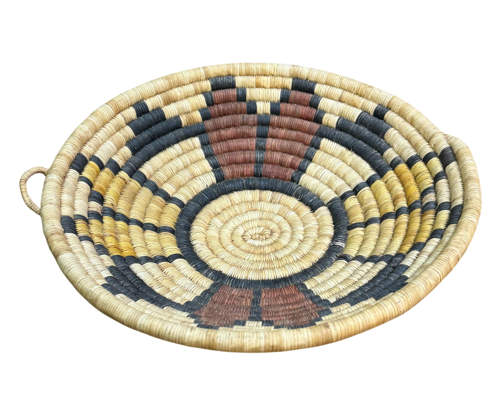 Native American Hopi Hand -Woven Coil Basket c. 1960s (1 of 3)