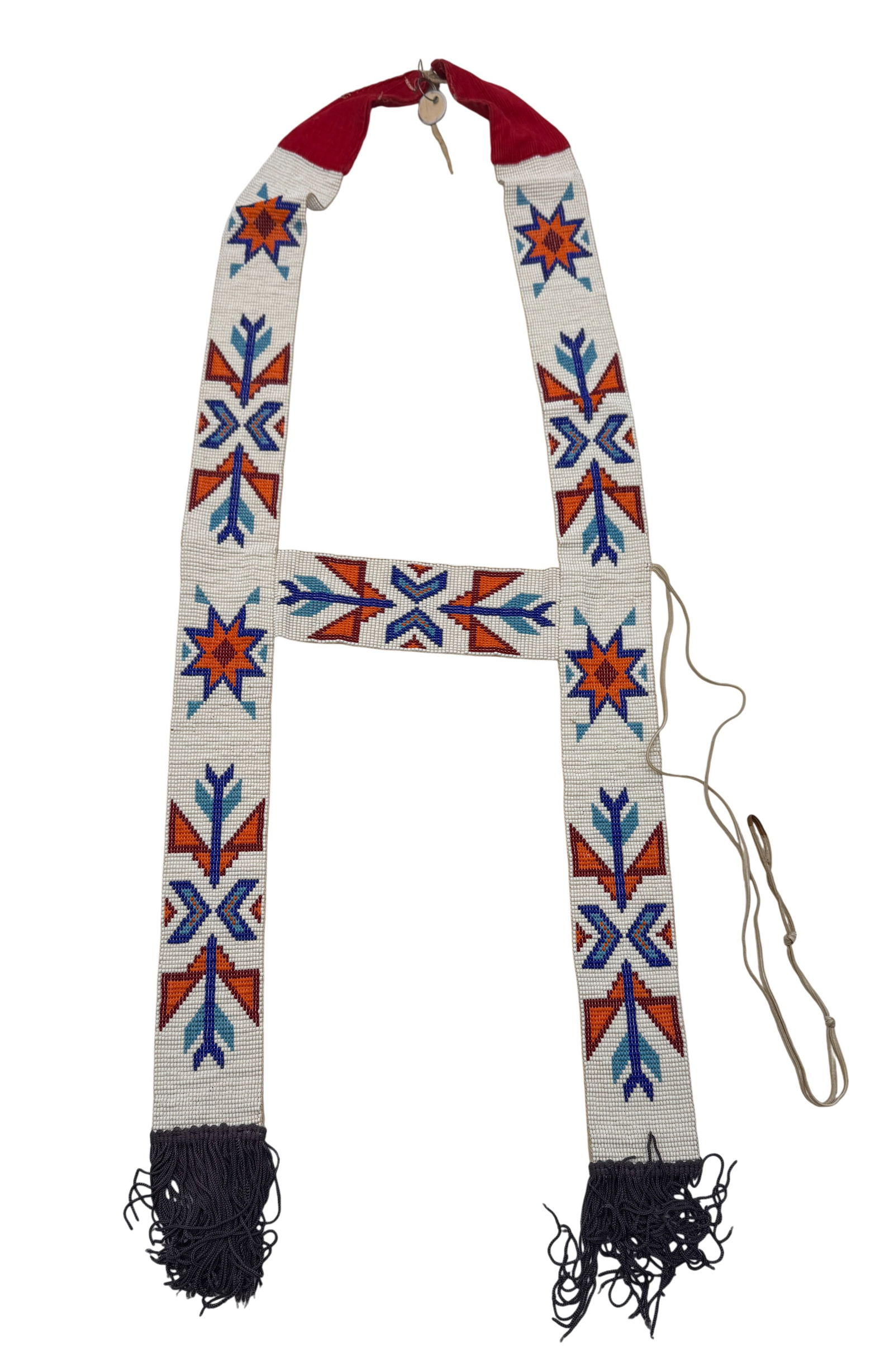 1960's Native American Great Plain Sioux Glass Bead Horse Collar (1 of 3)