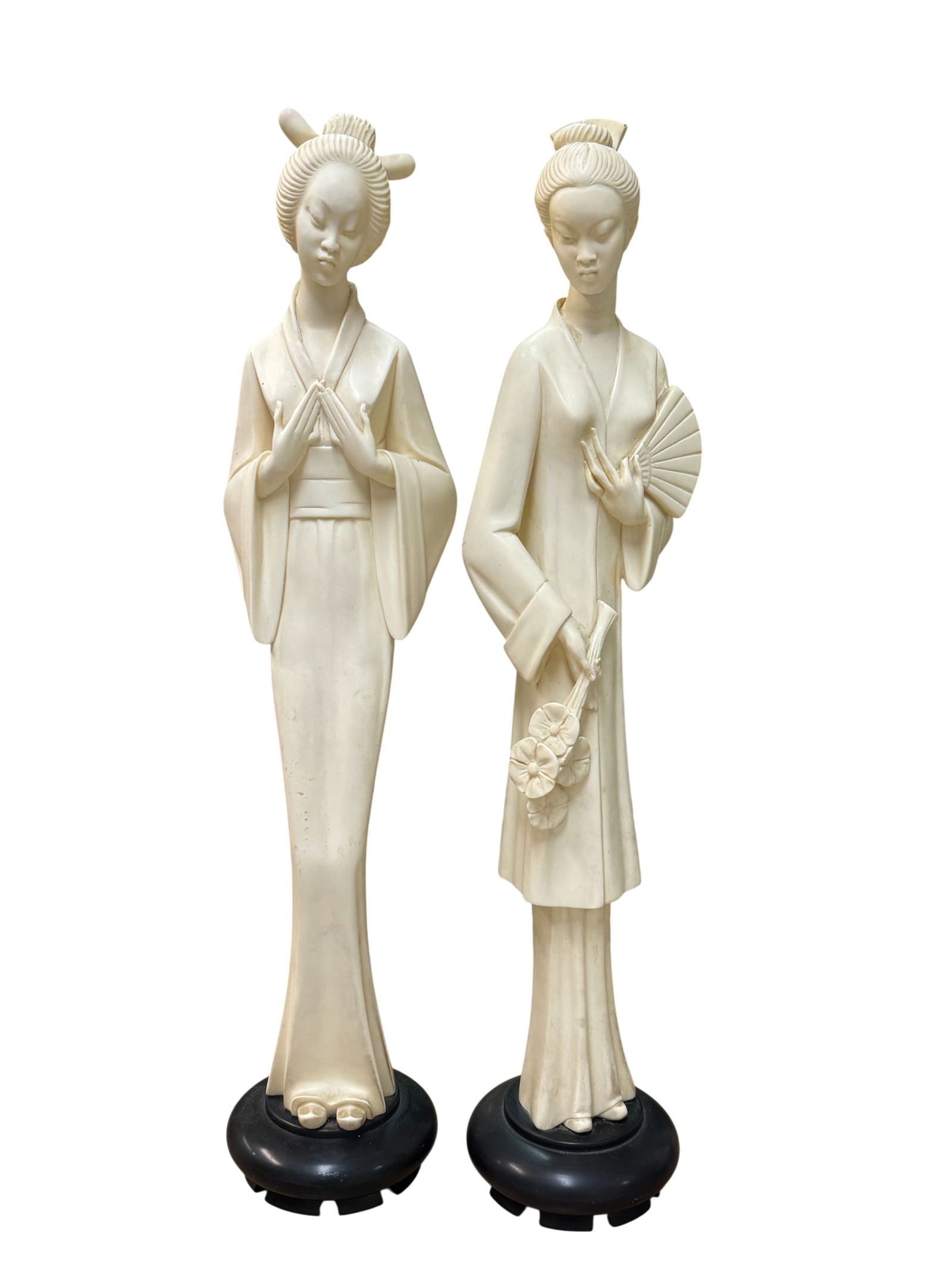 After A. Giannelli (Italy) Geisha Lady Resin Scultpures (1 of 3)