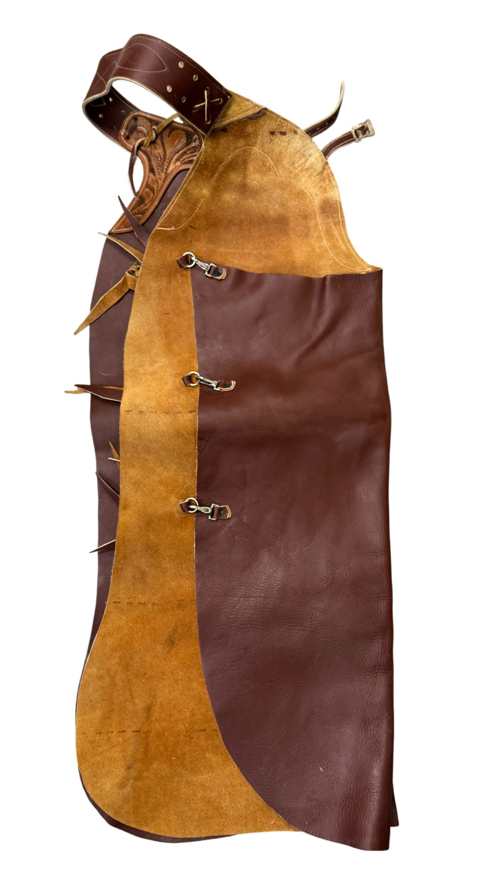 Leather Cowboy Chaps - 2