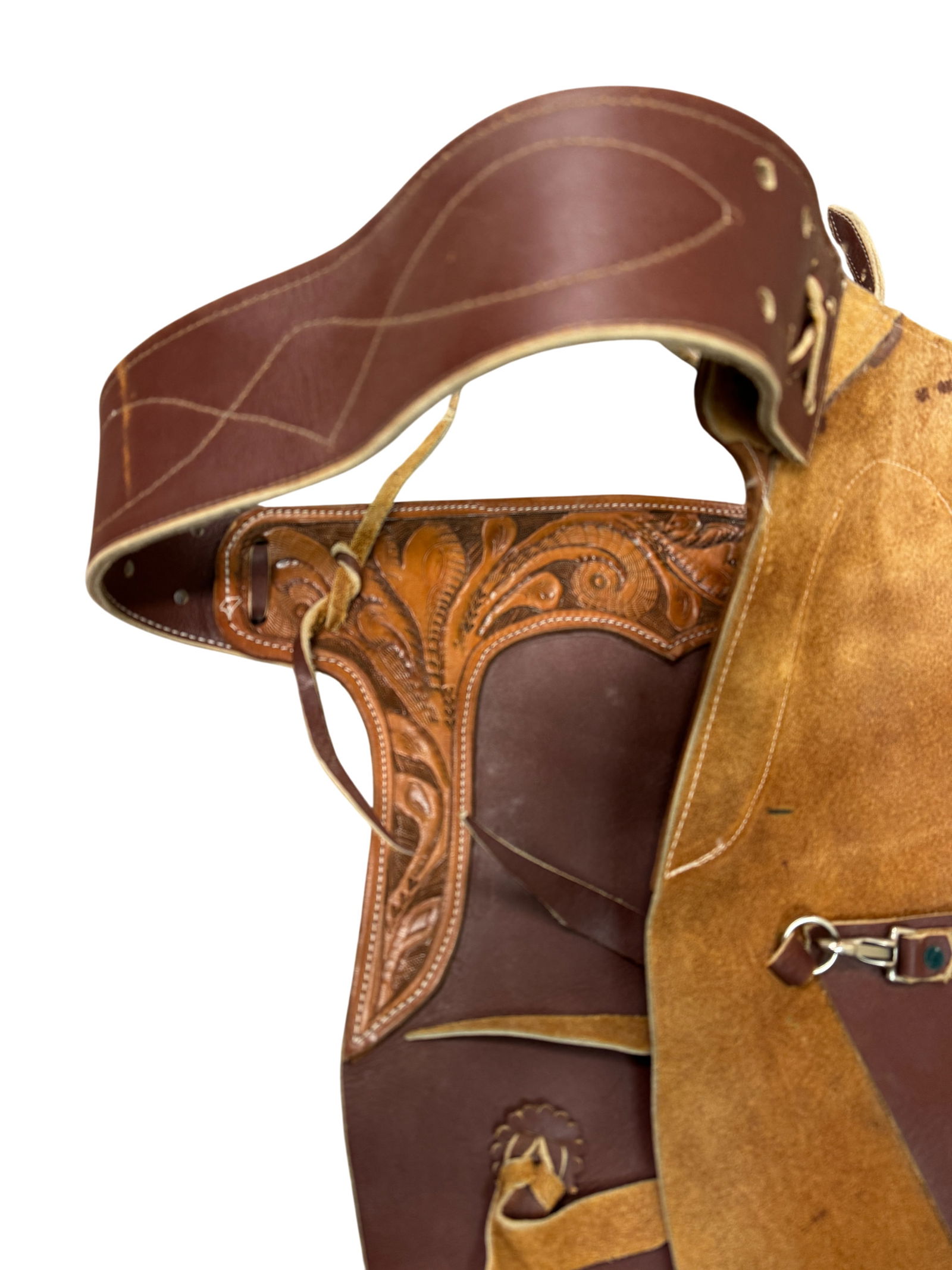 Leather Cowboy Chaps - 3