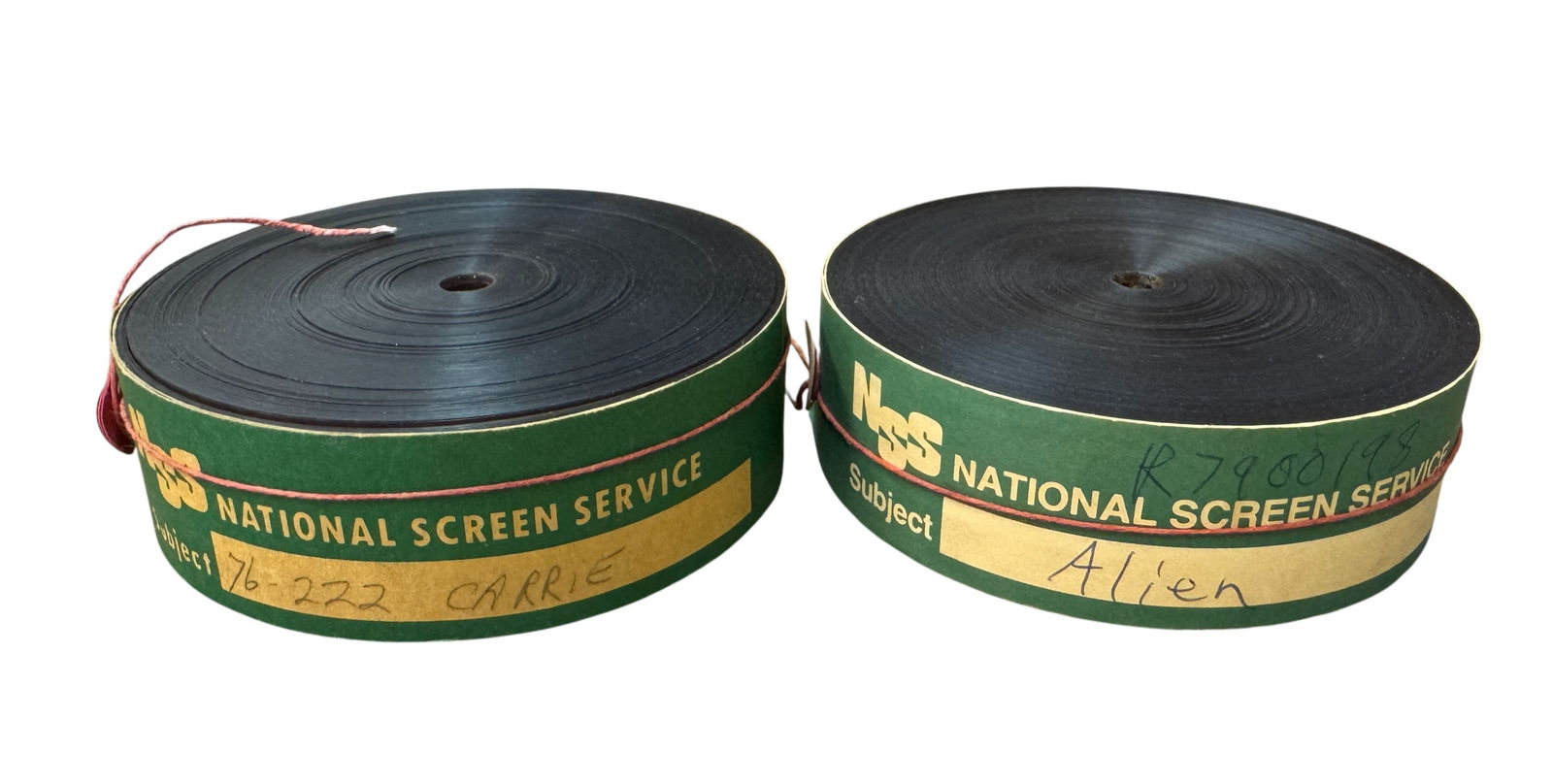 35mm Film Movie Trailer of 1976 "Carrie" and 1979 "Alien": 35mm Film Movie Trailer of 1976 "Carrie" and 1979 "Alien" j/m