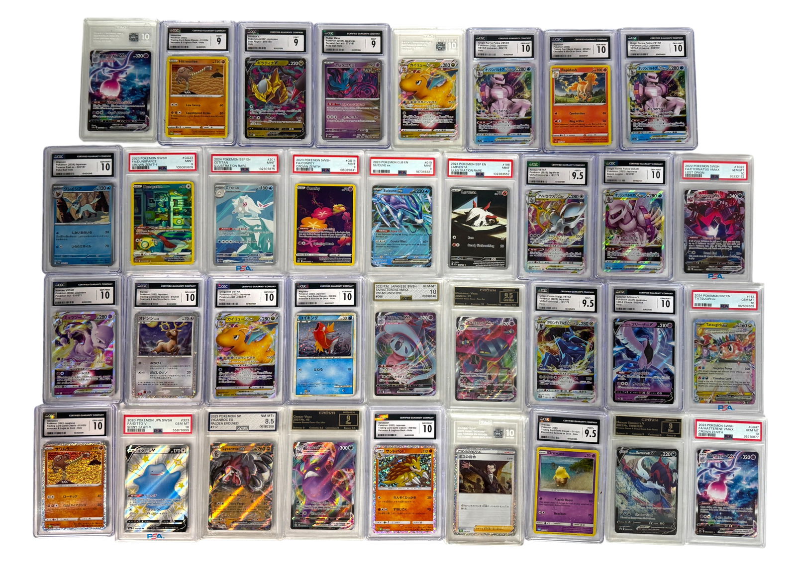 Collection of Graded Pokemon Cards (35 Total) (1 of 4)