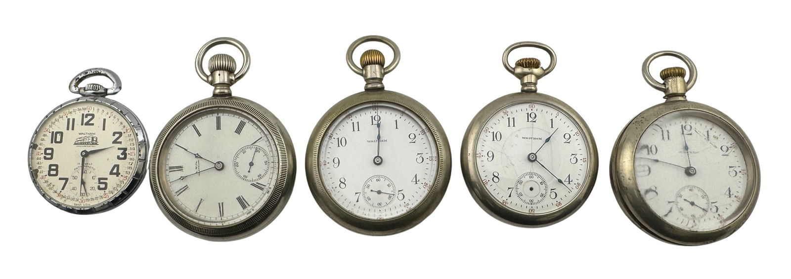 Collection of Antique Waltham Pocket Watches (1 of 2)