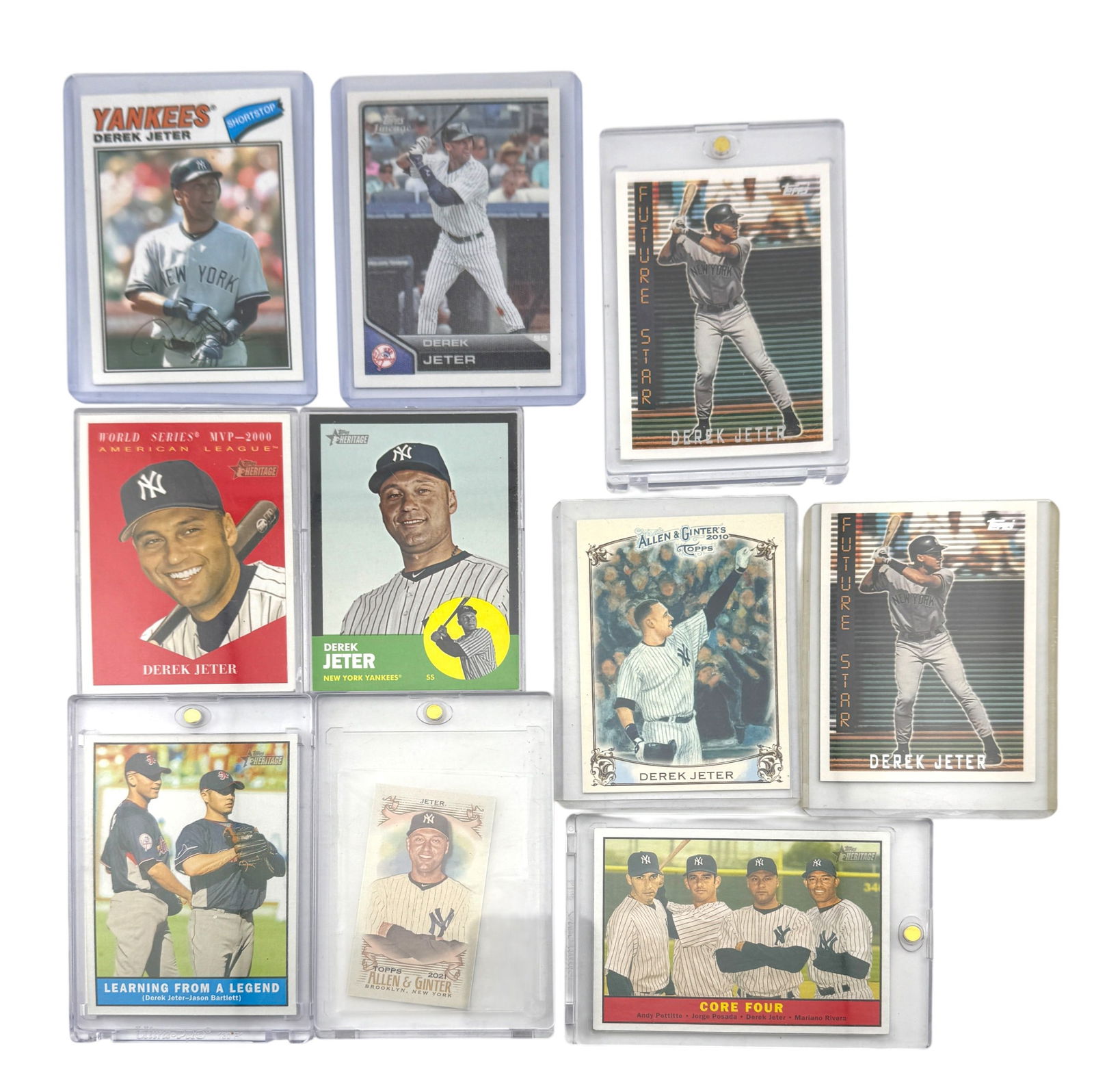Collection of Derek Jeter Baseball Trading Cards: Collection of Derek Jeter Baseball Trading Cards