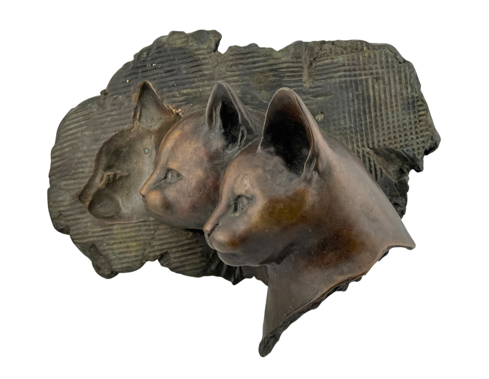 Georgia Gerber(Wa, b. 1955) Bronze Sculpture of Cats c. 1991 Limited 6/15 (1 of 4)