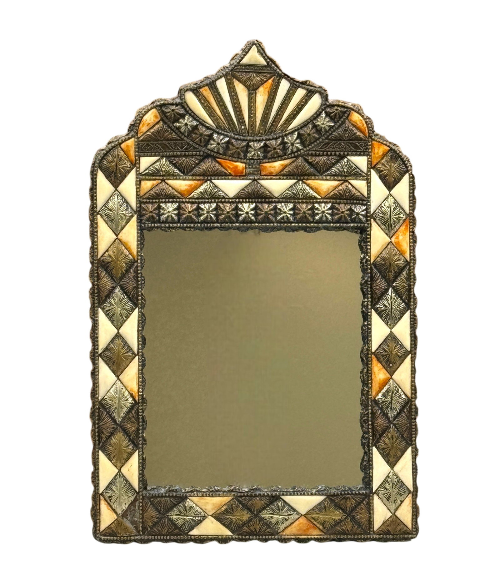 1950s Inlaid Moroccan Mirror (1 of 2)