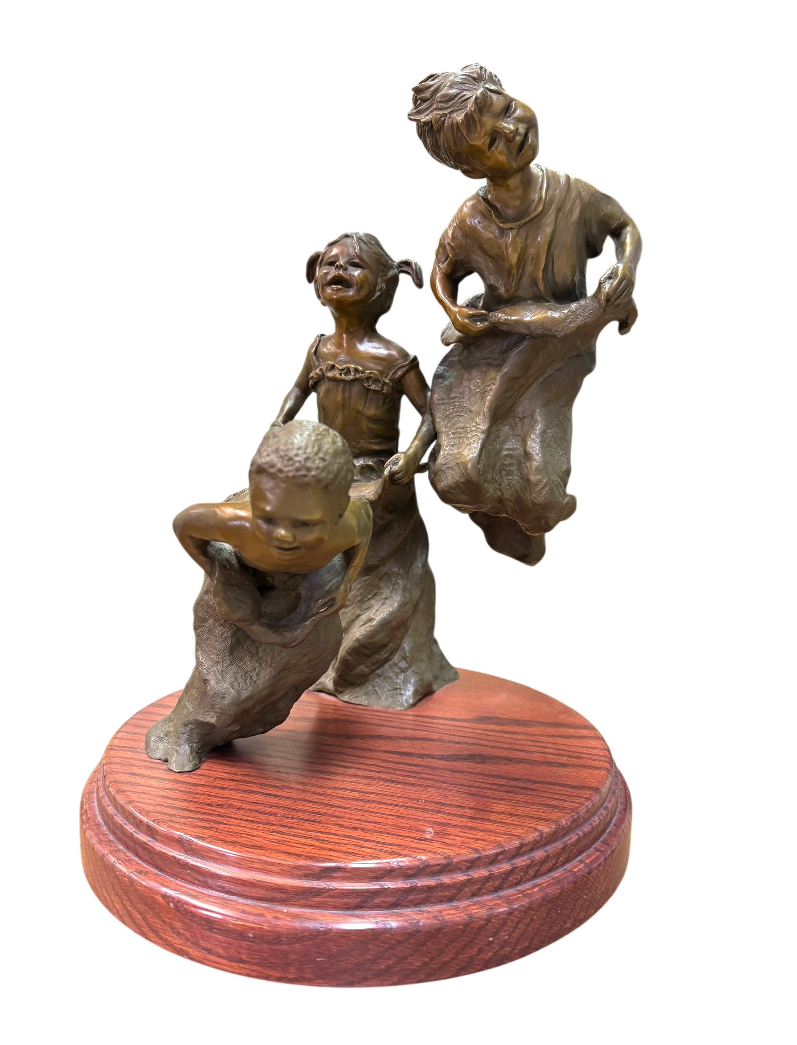Jane Rankin "Children Playing" Bronze Sculpture Limited of 30 (1 of 4)