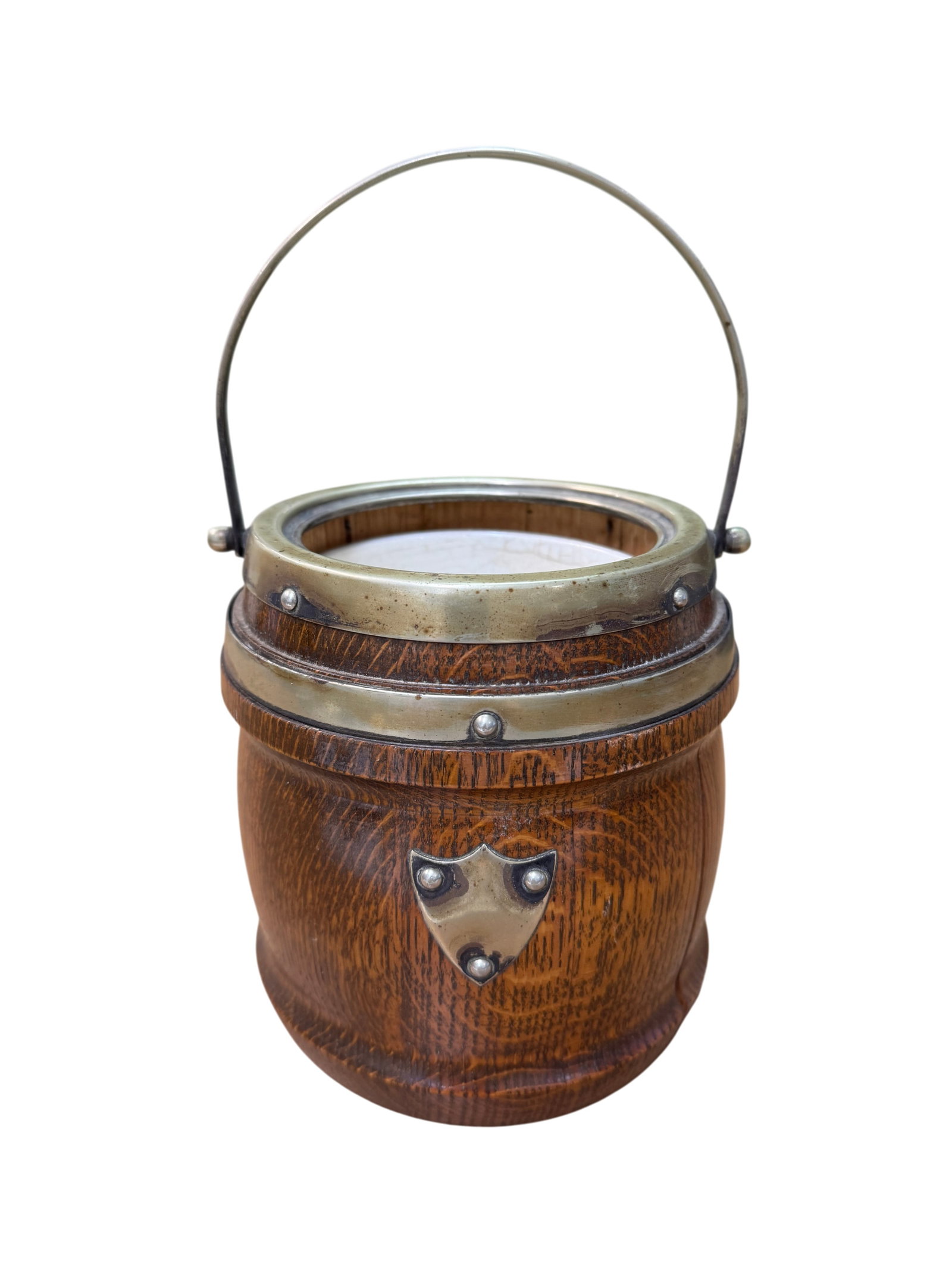 Early 1900s British Biscuit Barrel (1 of 4)