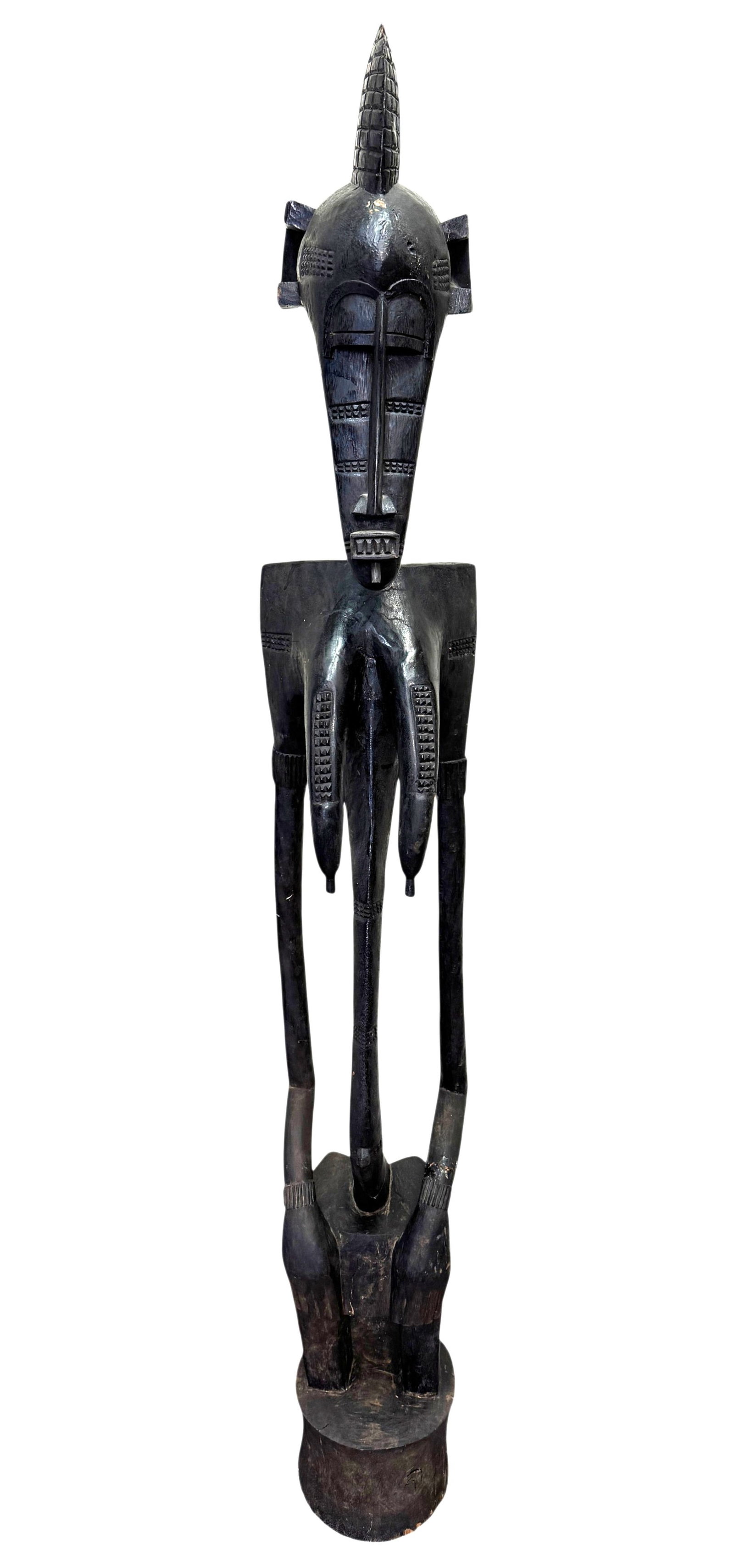 Senufo Hand Carved Wooden Maternal Statue (1 of 4)