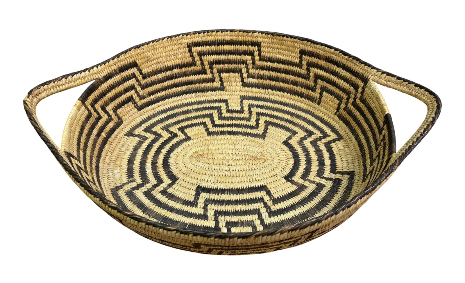 1940s Native American Papago Tohono-O'odhan Basket (1 of 3)