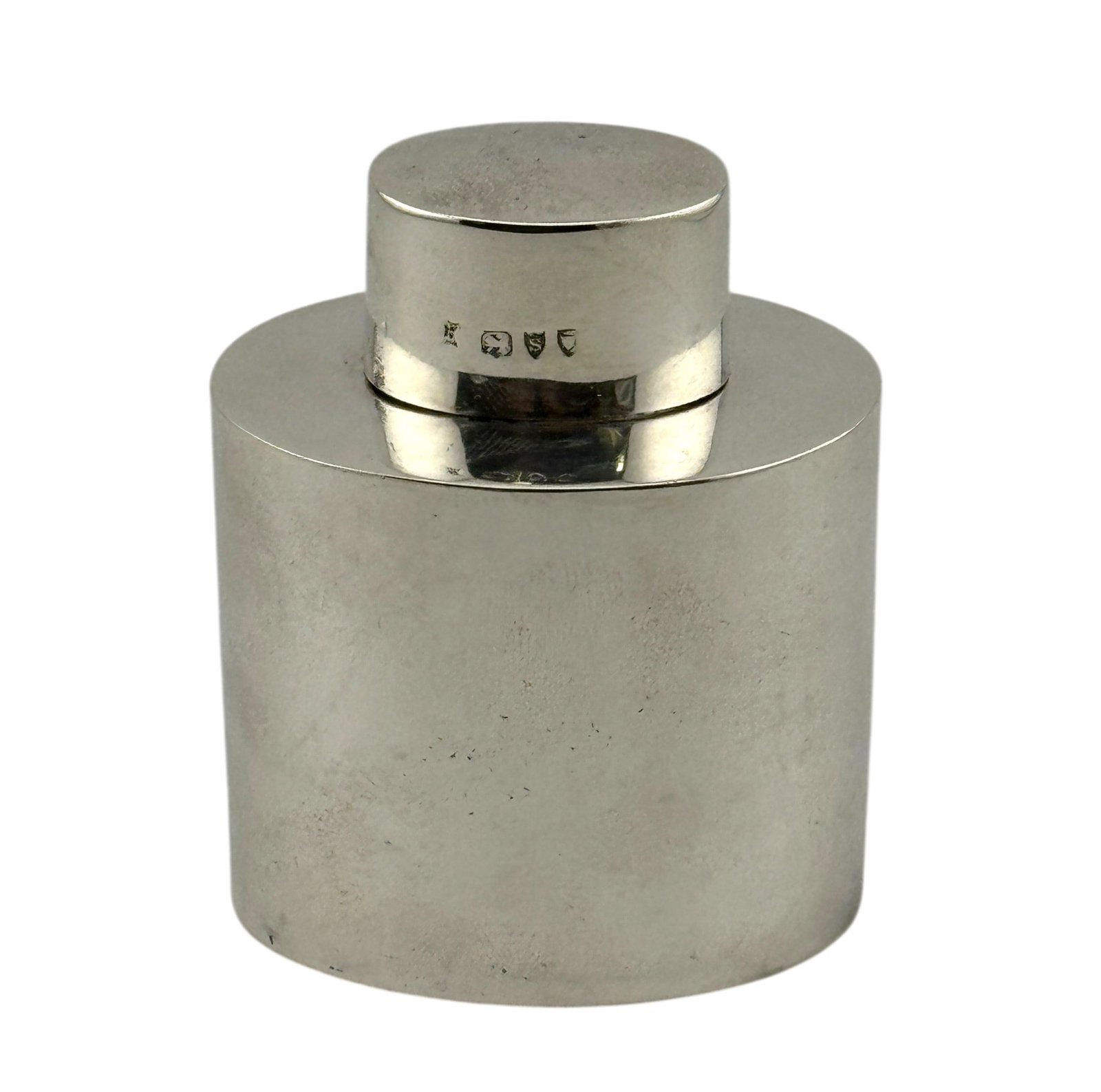 Antique English Sterling Silver Tea Caddy c. 1893 (1 of 4)