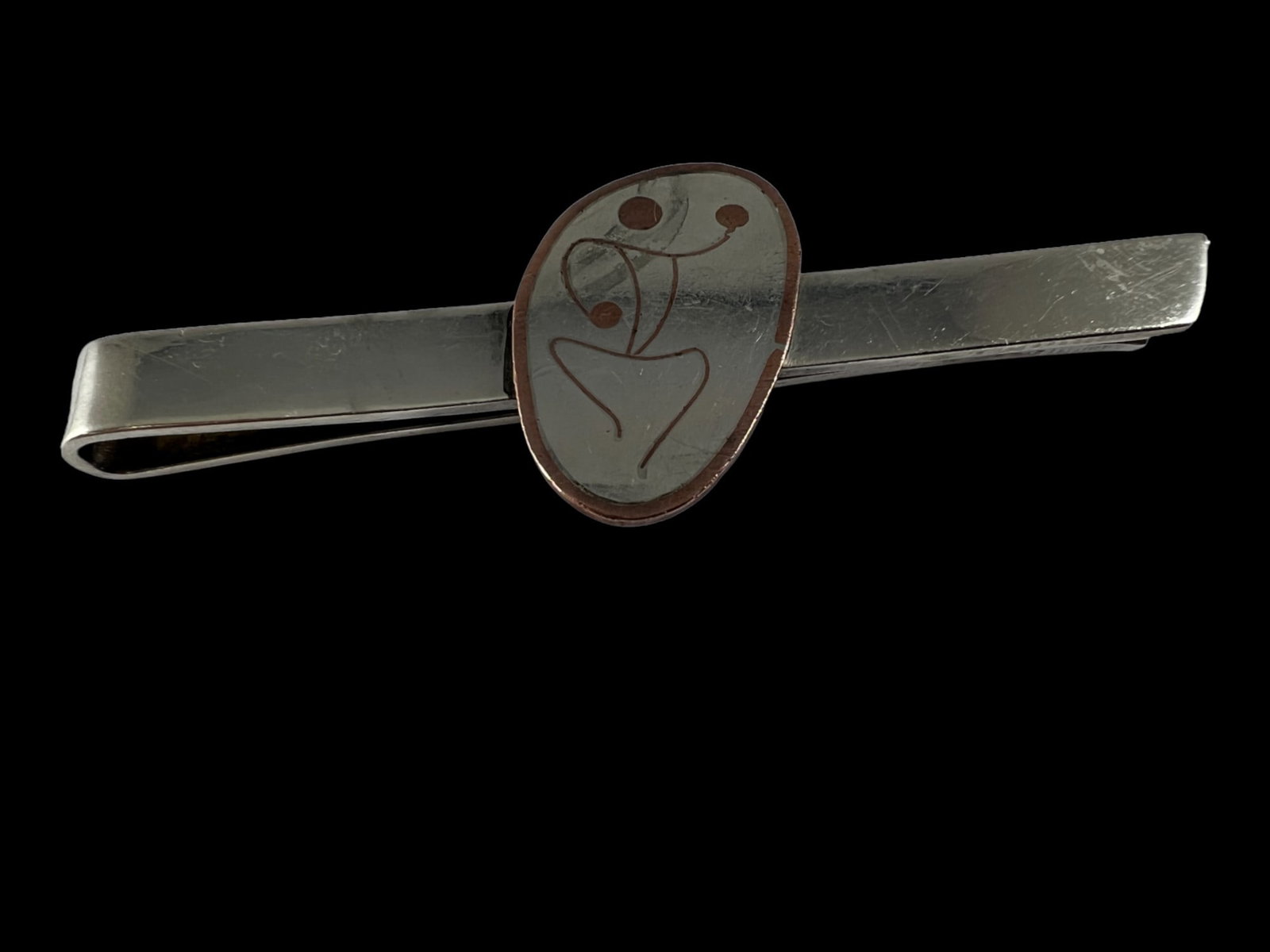 Vintage Los Castillo Silver Tie Clip (1 of 3)