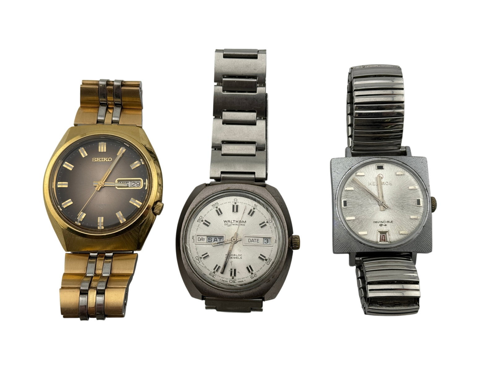 Lot of 3 Vintage Wristwatches (1 of 1)