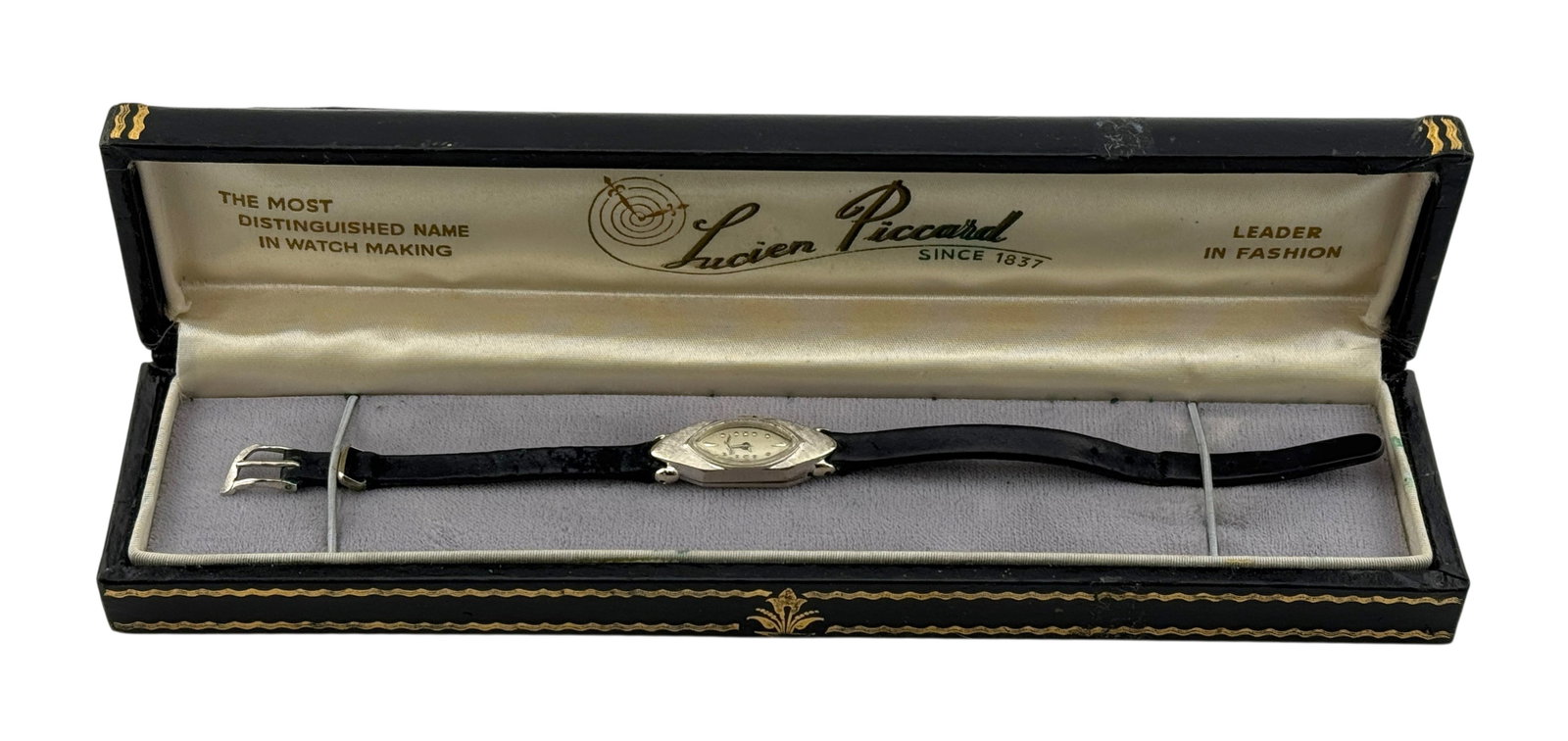 Vintage 14Kt Gold Lucien Piccard watch with Rare Box (1 of 5)