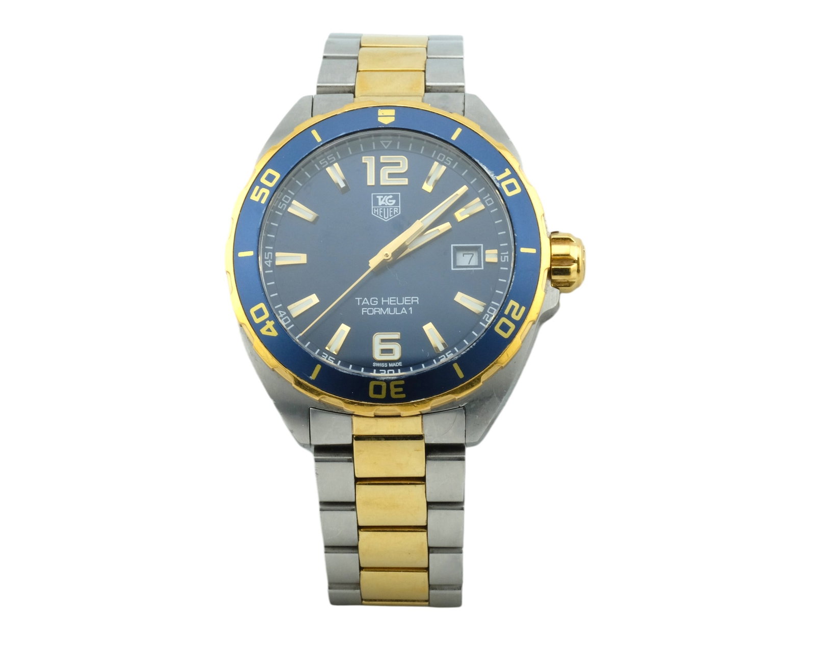 TAG Heuer Formula 1 WAZ1120.BB0879 – 41MM Quartz Blue Dial, Two-Tone Steel & Gold (1 of 4)