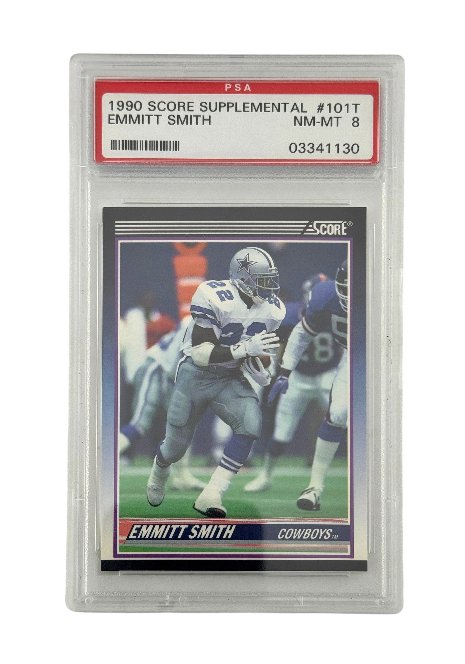 1990 Score Supplemental Rookie Football Card #101T PSA 8 (1 of 2)