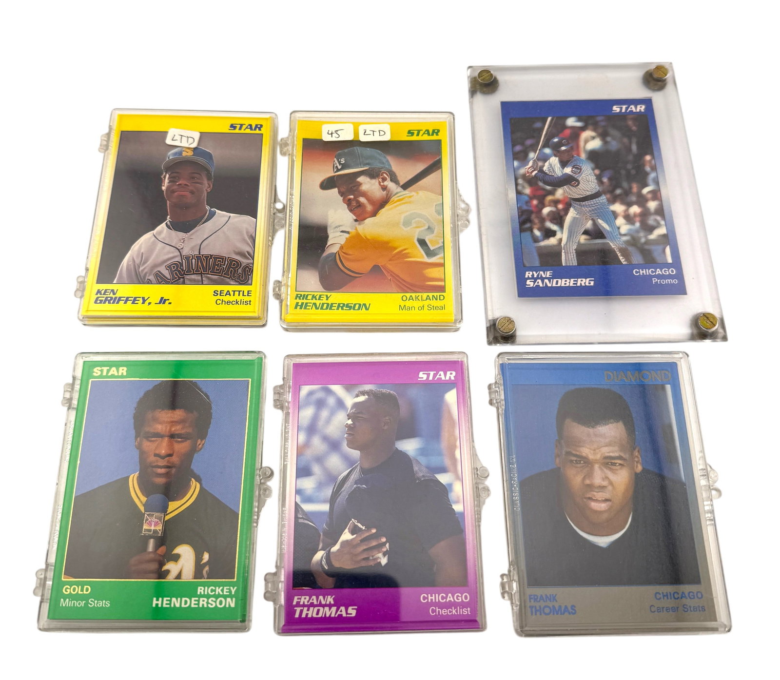 Collection of Star and Diamond Baseball Cards Inlc. Ken Griffey Jr. (1 of 2)