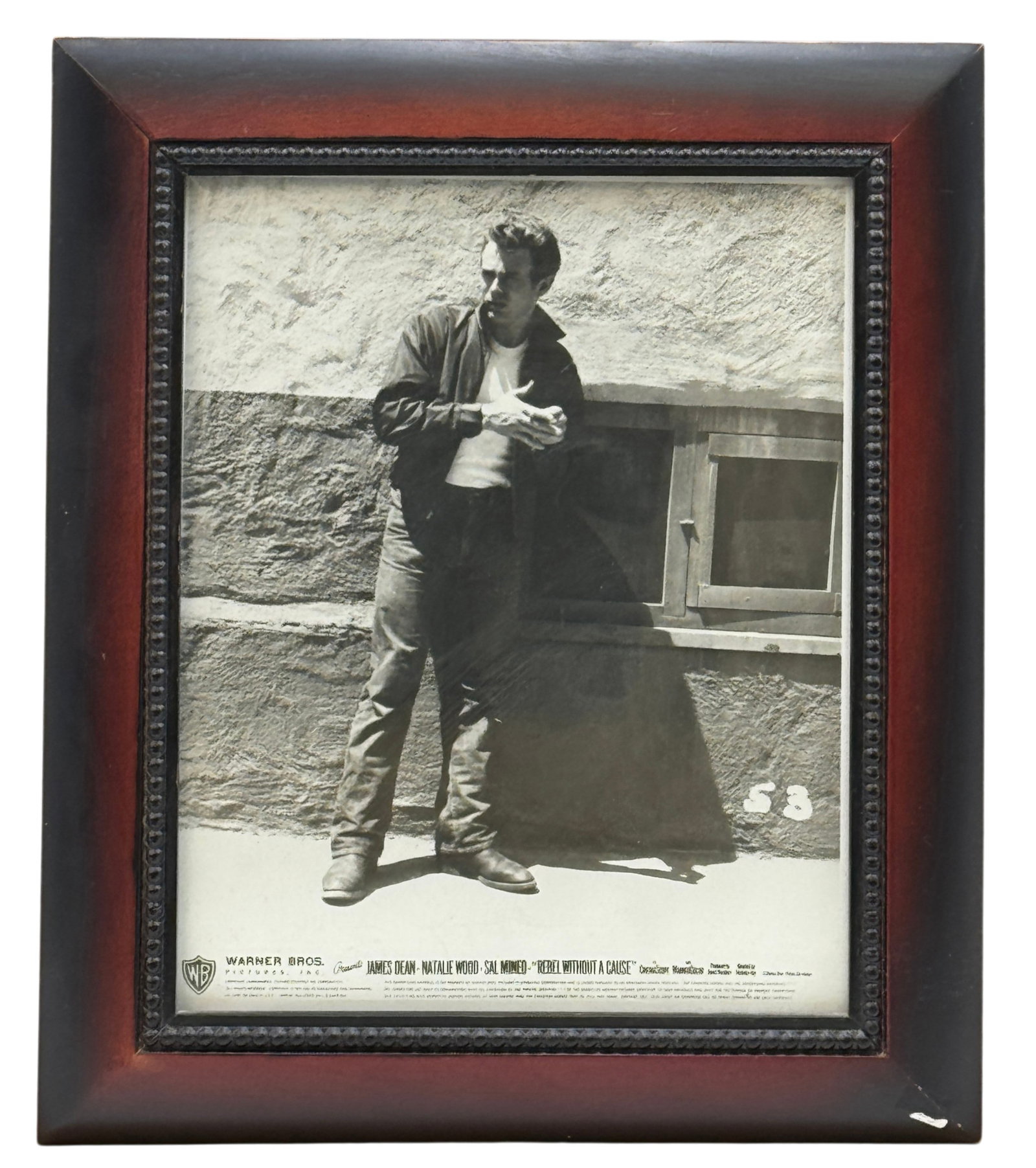 Vintage James Dean Disney "Rebel Without A Cause" Signed Print with COA (1 of 3)